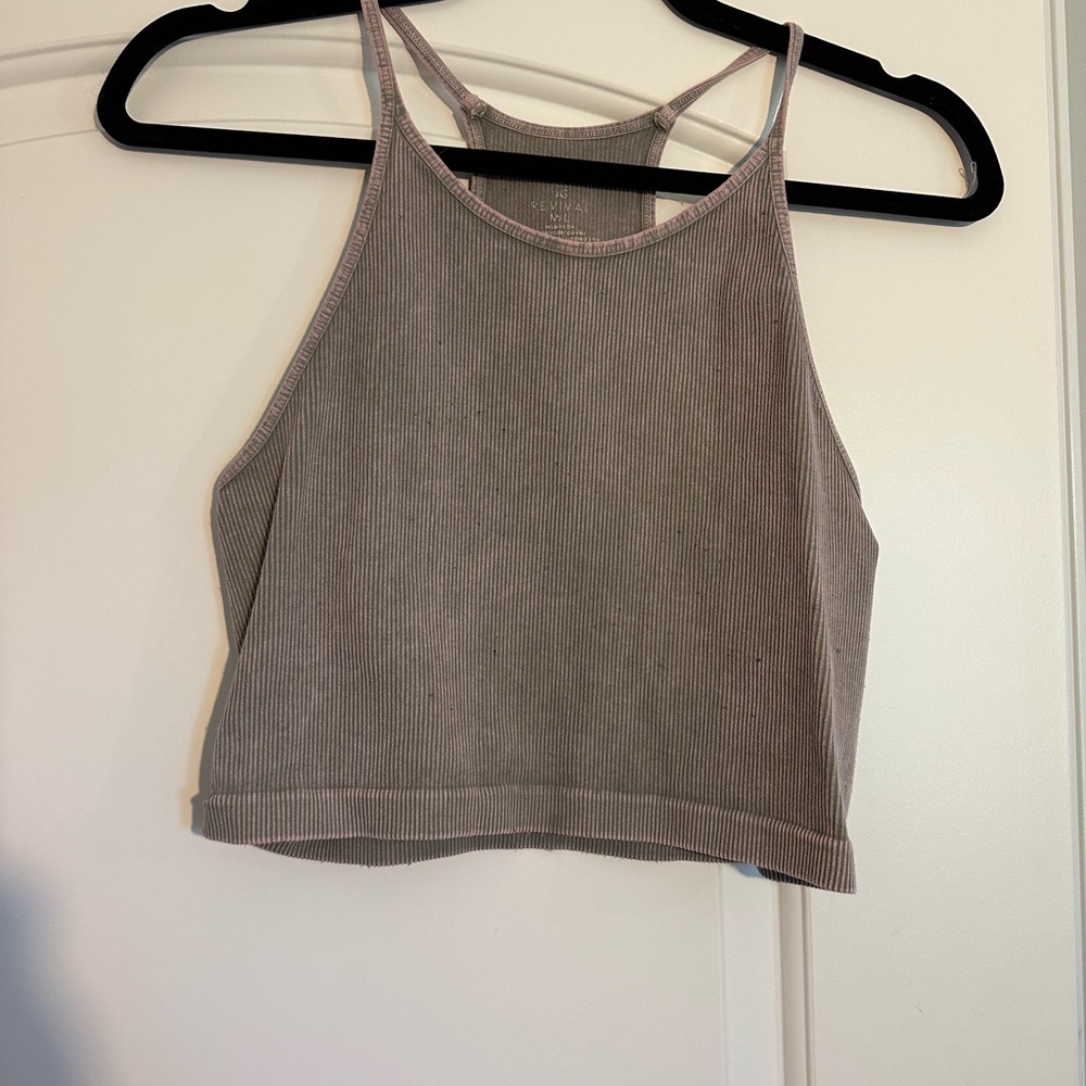 dusty pink tank
